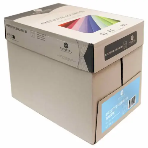 Ramette de papier couleur intense A4 Executive Colors 80g - Bleu - FIDUCIAL