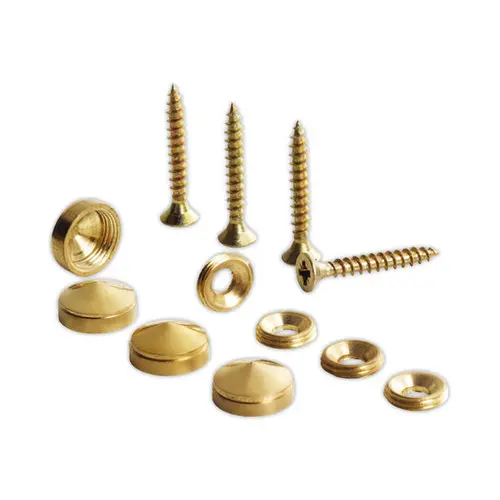 4 Vis et cache-vis dorées atelier