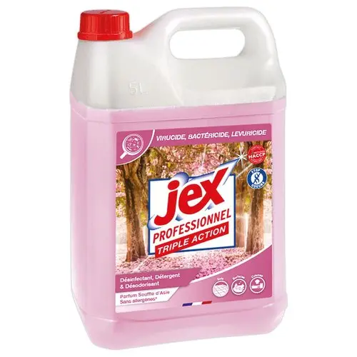 Détergent désinfectant 5 L - Parfum Souffle d'Asie - JEX