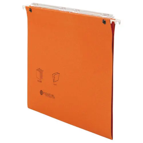 25 Dossiers suspendus pour tiroirs - Fond V - Orange