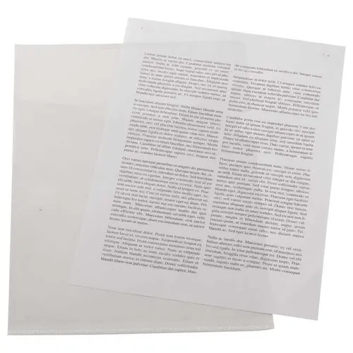 10 Pochettes coins - Incolores