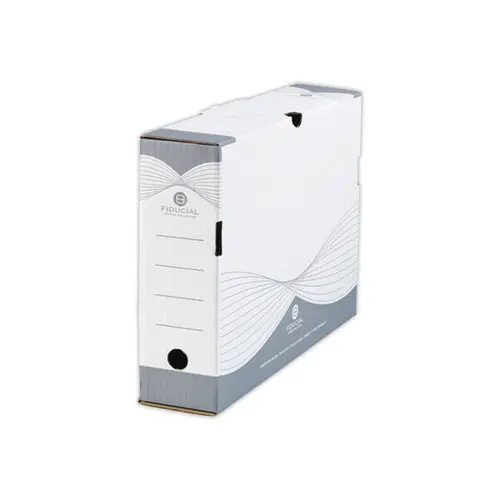 50 Boîtes à archives en carton - Dos 8 cm - FIDUCIAL