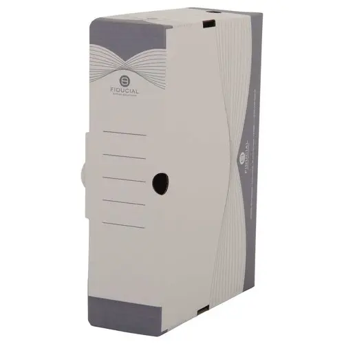 10 Boîtes à archives carton - Dos 10 cm - FIDUCIAL