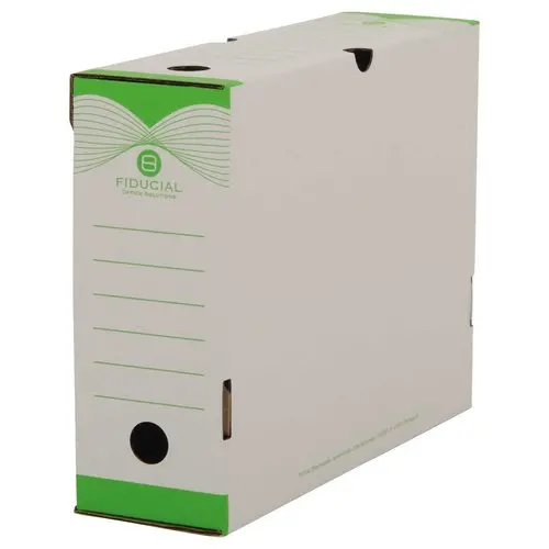 10 Boites à archives - Dos 10 cm - Vert - FIDUCIAL