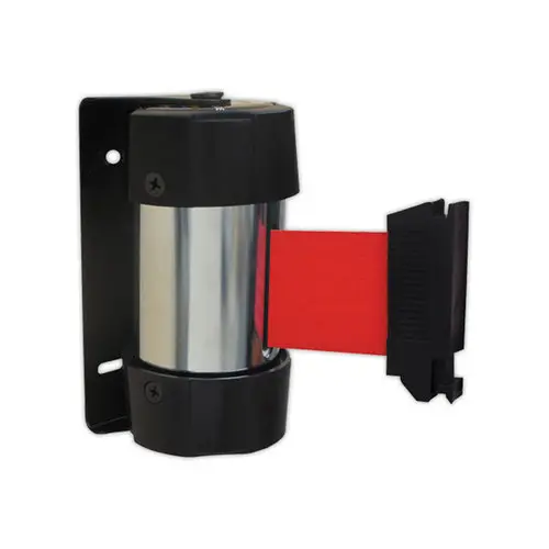 Enrouleur à fixation murale à sangle rouge 2m - Viso