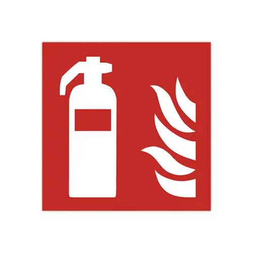 Adhésif sol anti-dérapant danger extincteur