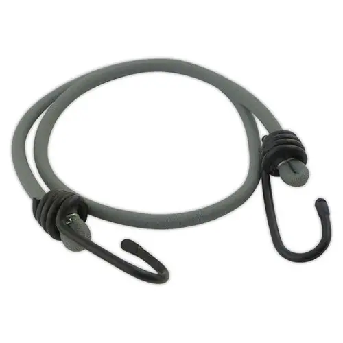 2 Sandows élastiques avec crochets noir et gris