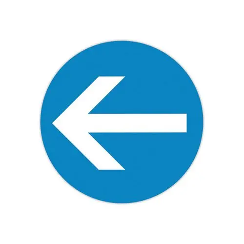 Adhésif pour marquage au sol sens obligatoire