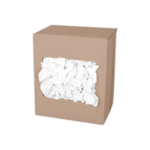 10 kg de chiffons blancs tissés
