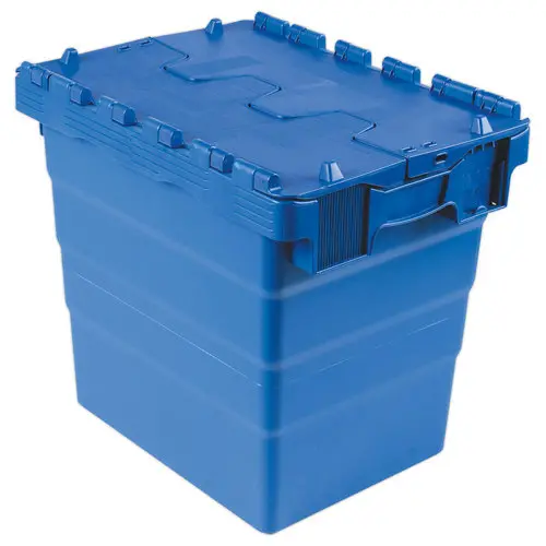 Bac navette gerbable 32 litres bleu