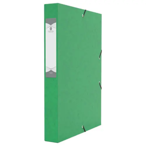 Boîte de classement - 24x32 -Dos 40 mm - vert - FIDUCIAL