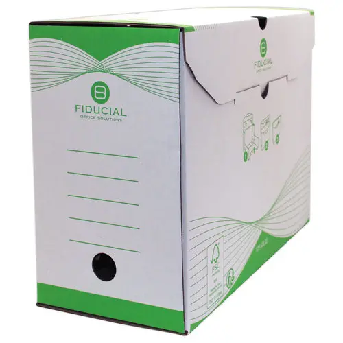 10 Boîtes à archives Easy Color - Dos 15 cm - vert - FIDUCIAL