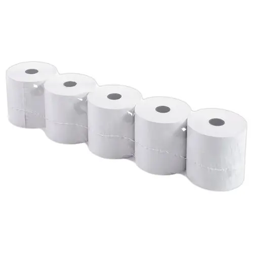 10 Bobines de papier terminaux carte bancaire - 57X60X12 mm