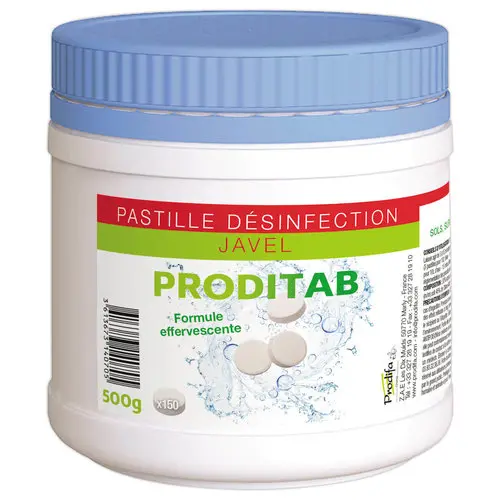 Pot de 150 pastilles javel 500G