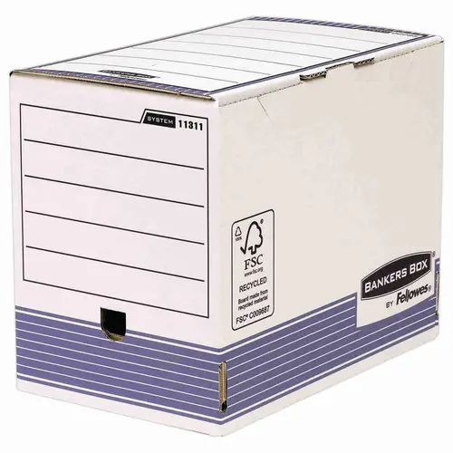10 Boîtes à archives automatiques Banker's box - Dos 20 cm - FELLOWES