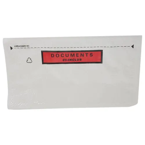 1000 Pochettes adhésives "Documents ci-inclus" - 228 x 120 mm