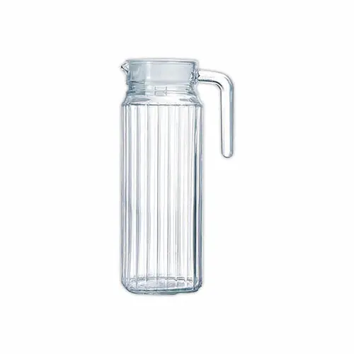 6 Carafes en verre 1,1 litre