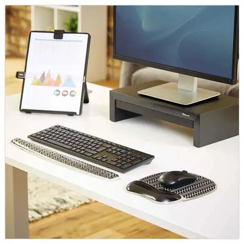 Tapis de souris gel - Motifs chevrons - FELLOWES