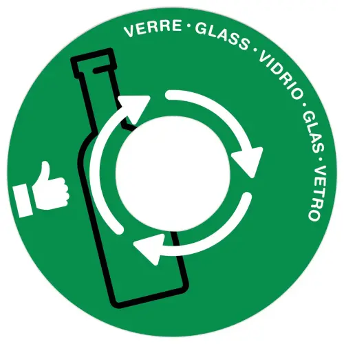 couvercle de tri selectif vert