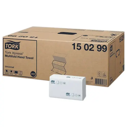 20 Essuie-mains interfoliés économiques H2 - Blancs - TORK