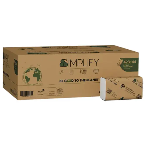 20 paquet d'essuie-mains Plié Z Simplify