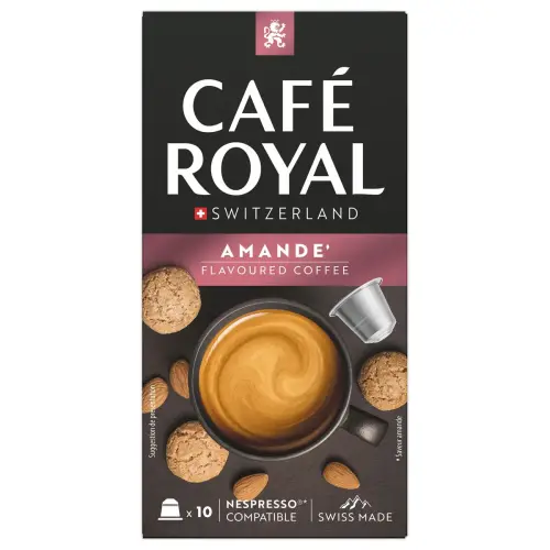 10 Capsules de café CAFE ROYAL Amande