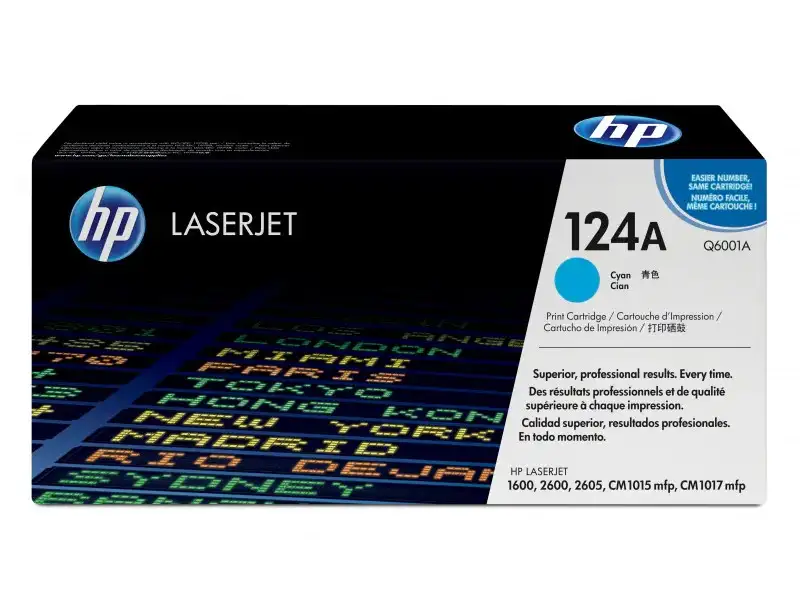 HP 124A Original LaserJet Tonerpatrone Cyan Q6001A