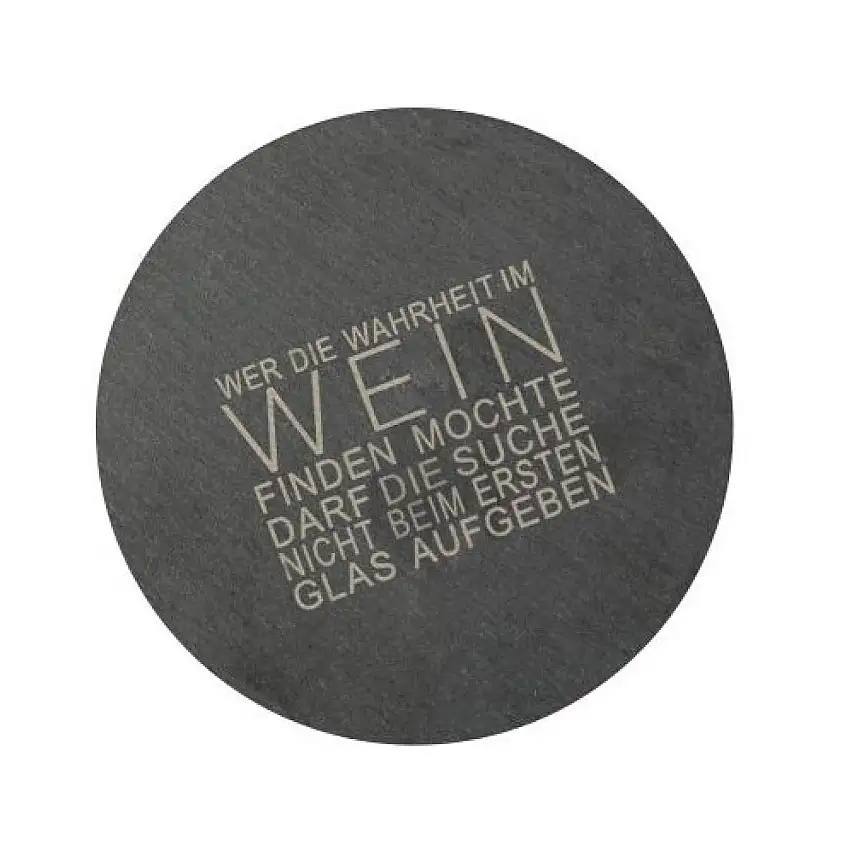 DINING sous-verres en ardoise QUI LA VÉRITÉ en lot de 2