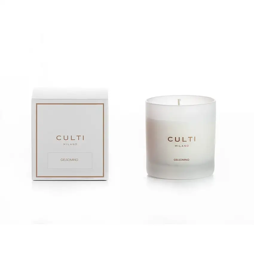 Gelsomino White Vase Candle bougie parfumée