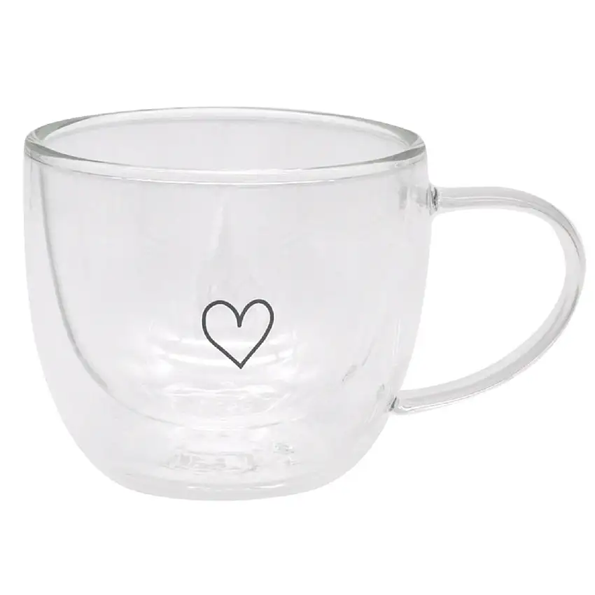 Verre à café taille chouette, double paroi