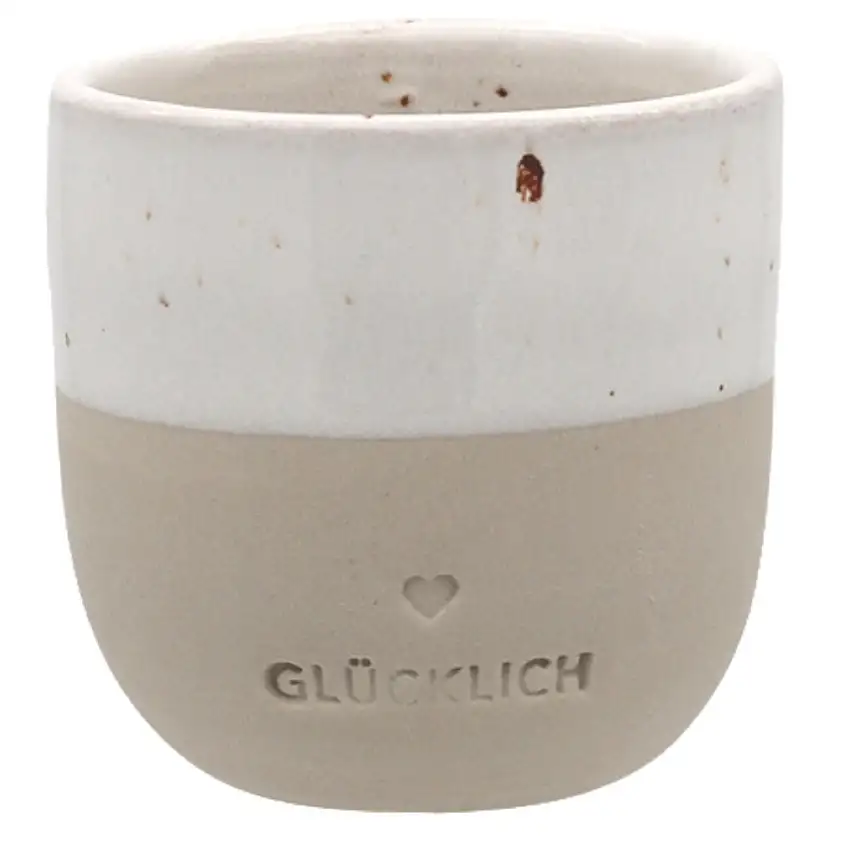 Tasse à expresso découpée en forme de hibou