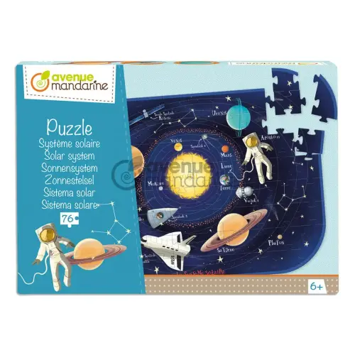 Puzzle 76 pièces, Système solaire