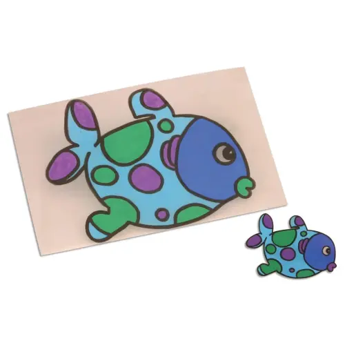 Paquet de 7 feuilles de plastique