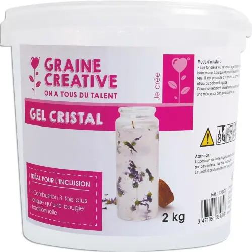 Gel cristal pour bougies - 2 kg - GRAINE CREATIVE