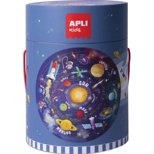 Puzzle Système solaire - 48 pièces - Rond - APLI