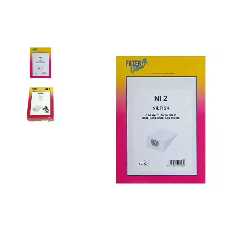 Lot de 5 sacs pour Aspirateur Multi-marques 000252-K