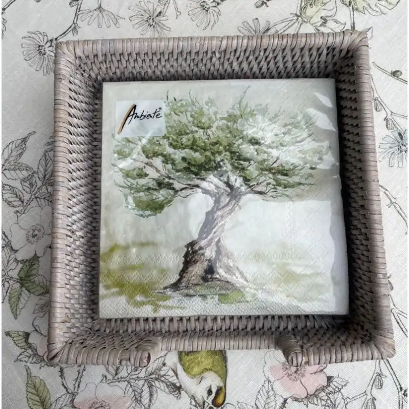 Serviettes en papier "Olivier"