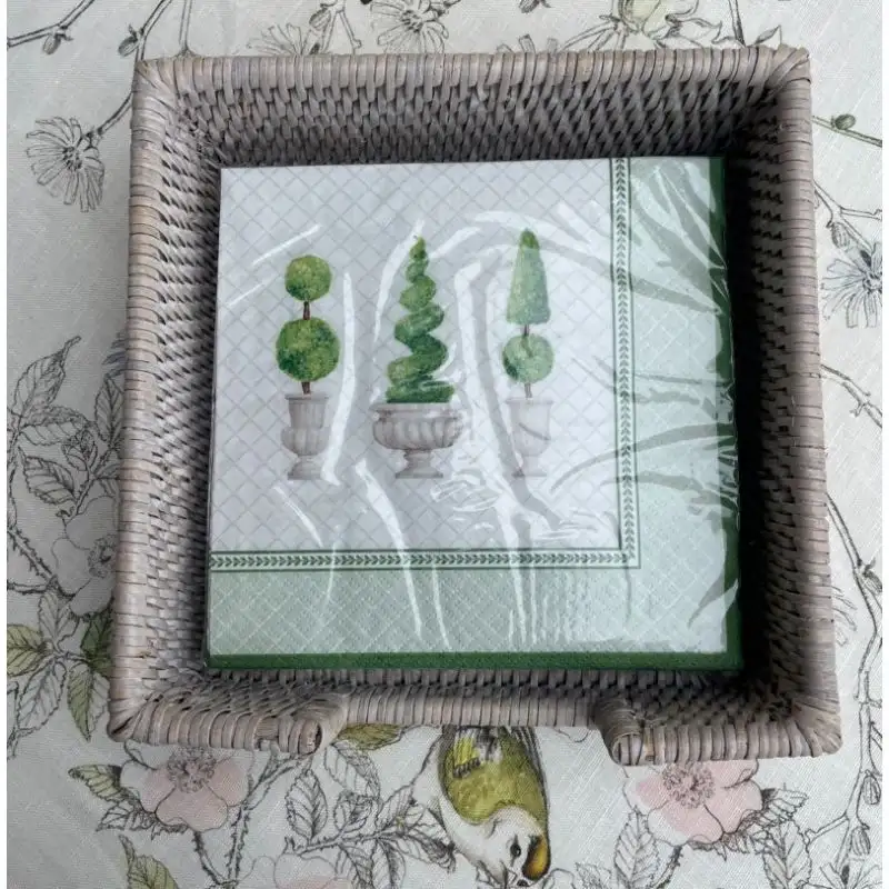 Serviettes en papier "taupières"