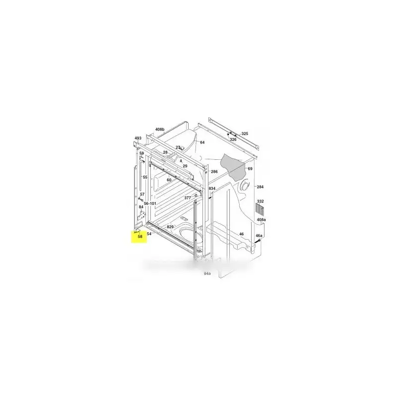 Support de joint pour Lave-vaisselle Rosieres 91617514